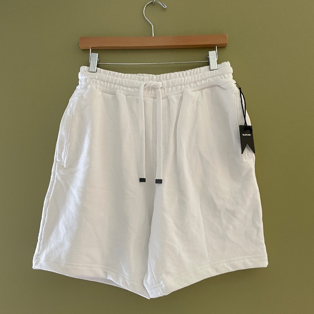 Talentless Sweat Shorts Men Medium Lounge 7.5" Heavyweight School Everyday City